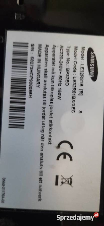 Samsung 32R81 zbita matryca Sosnowiec