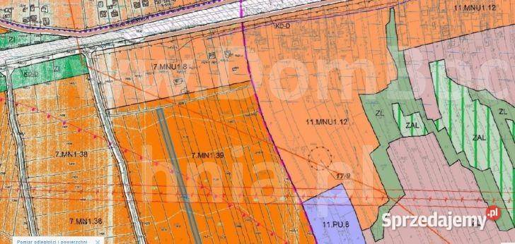 sprzedaży działki Krzeczów 3200m2 budowlana