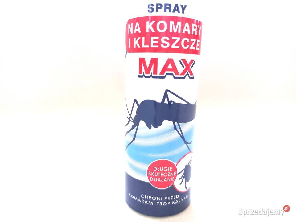 Spray na Komary też Tropikalne Kleszcze Meszki Odstraszacze owadów Białystok