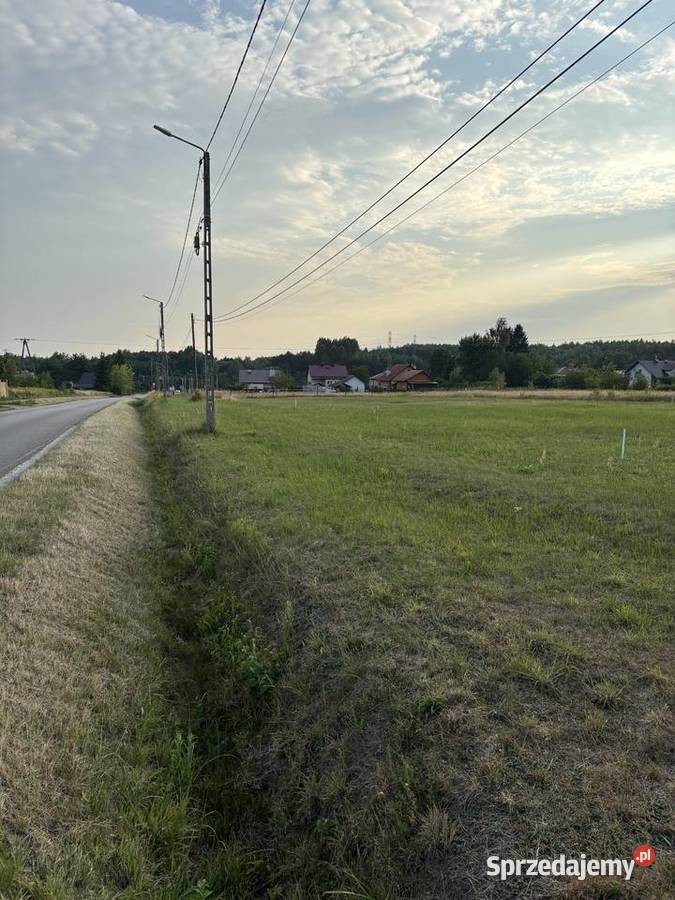 Znakomita działka budowlana 83 a Szeroki front Głogów Małopolski