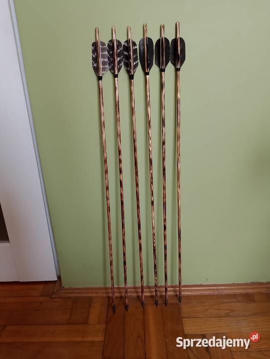 Drewniane strzały do łuku ręcznie robione Dębica