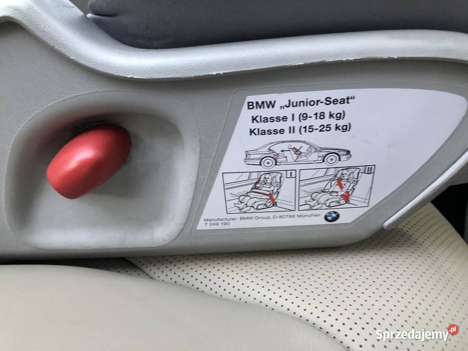 Bmw fotelik Testy zderzeniowe 5 punktów