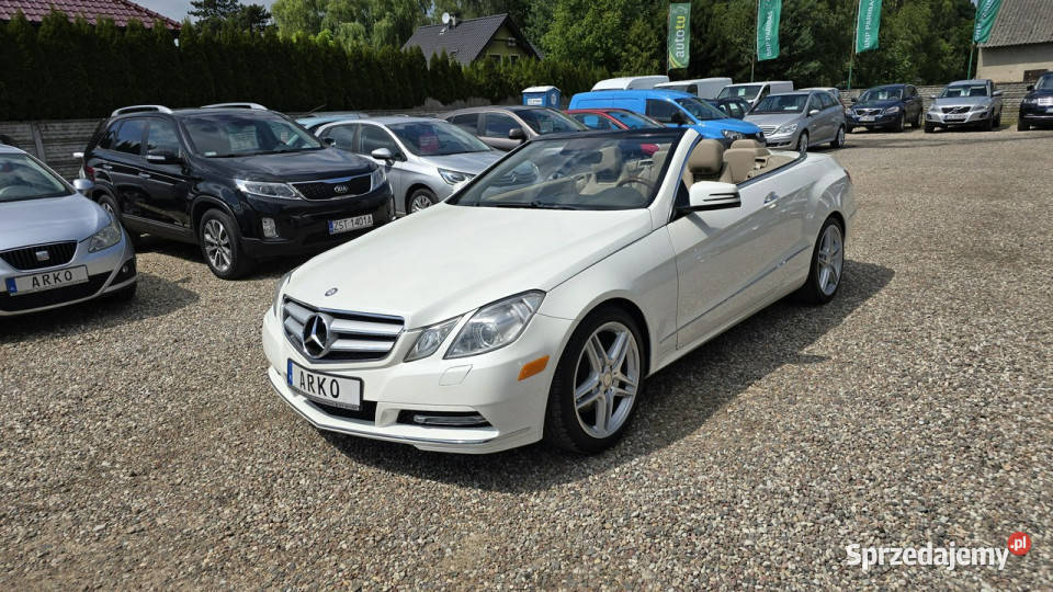 Mercedes E 350 Cabrio HarmanKardon W212 2009 Zieleniewo