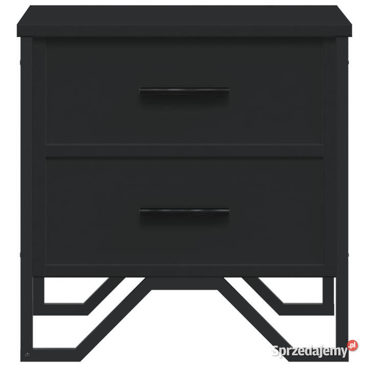 Szafki nocne 2 czarne 40x30x40 materiał Nocne Warszawa