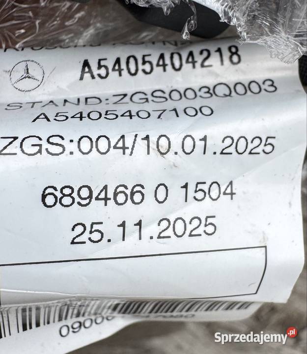 Wiązka instalacja zderzaka MercedesBenz GLC W540 Międzychód sprzedam