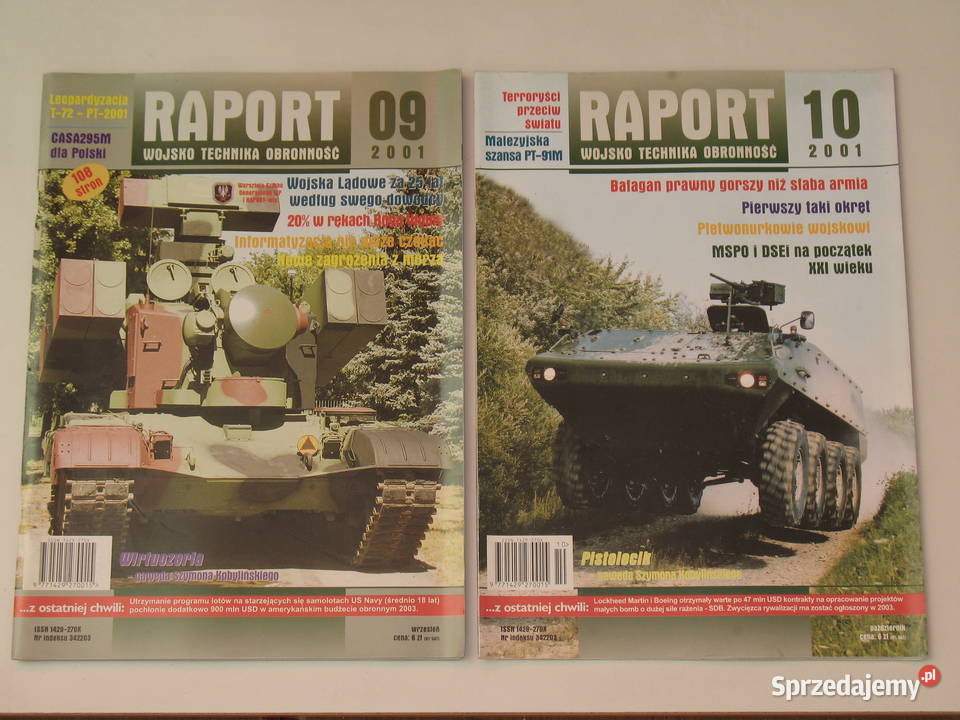 Raport WTO kompletny rocznik 2001 Wojsko i militaria Kraków