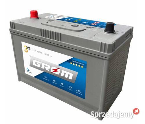 Akumulator 12V 125Ah 1000A GROM Premium CAT