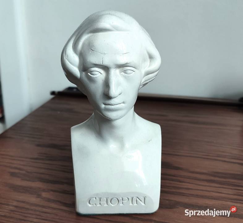 Fryderyk Chopin popiersie ceramiczne figurka Gdańsk