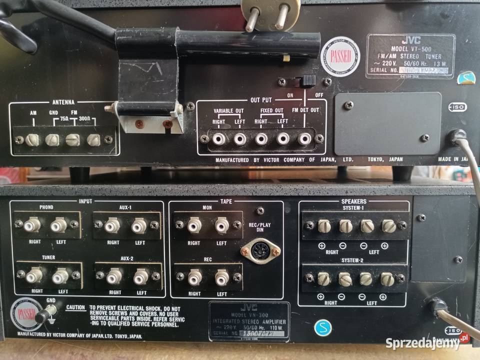 wieża Vintage JVC VT500 VN300 zachodniopomorskie Mosty sprzedam