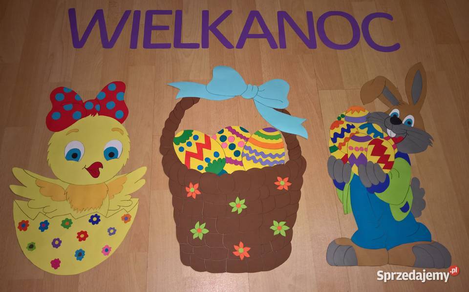 Dekoracje Wielkanocne z brystolu Pozostałe Garwolin