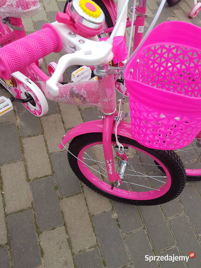 Rower dziecięcy 16 Rowerek różowy Ginait 4 Głogowa