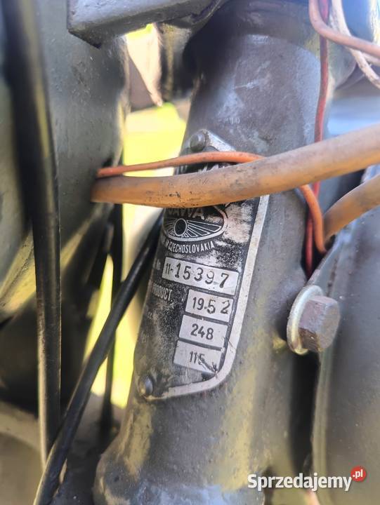 Jawa Perak 250 1952 z ciekawą historią Kanie