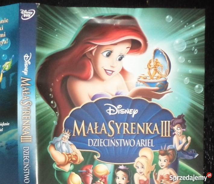 Mała Syrenka bajka DVD wszystkie 3 części Rzeszów