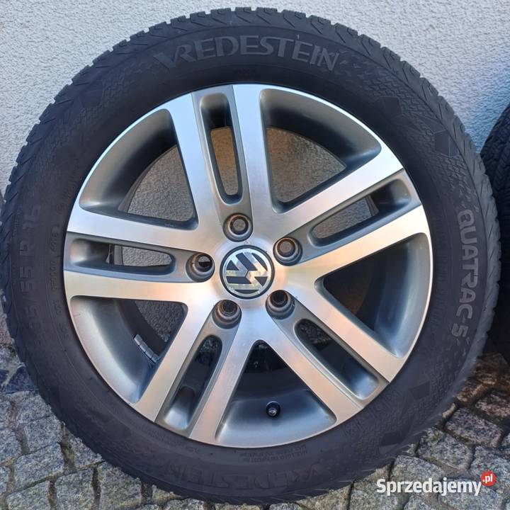 Komplet felg aluminiowych VW 16 5x112 Samochodowe pomorskie Kościerzyna