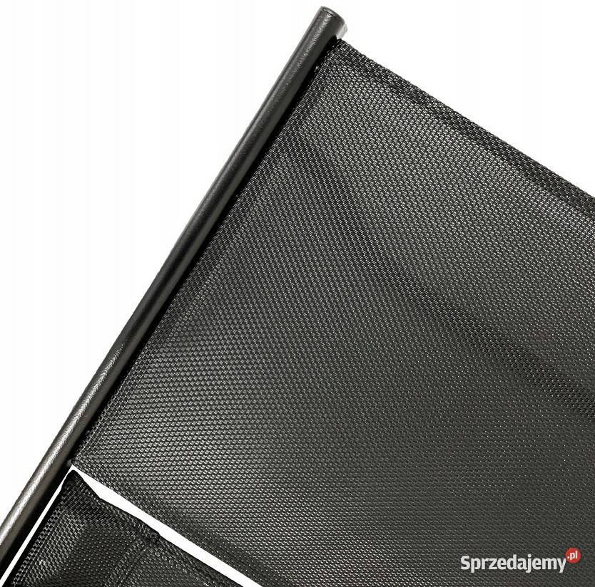 Zestaw 2 krzeseł nowoczesne składane metalowe Poznań sprzedam