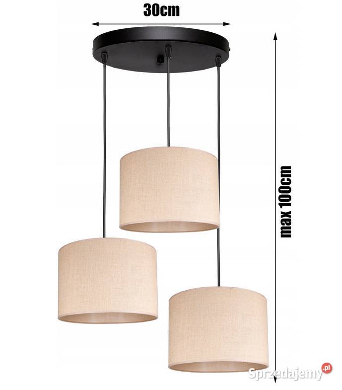 LAMPA WISZĄCA SUFITOWA ŻYRANDOL ABAŻUR BOHO JUTA Choroszcz