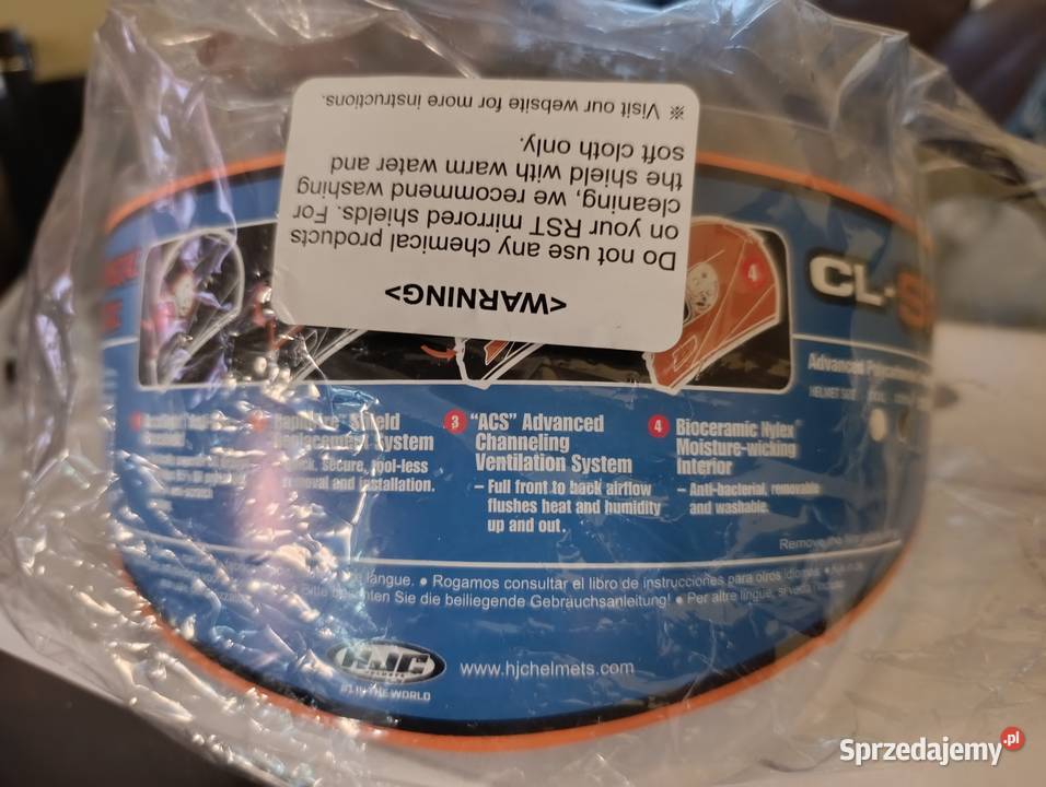 KASK HJC CLSP BLACK 4XL połysk 2szyby nowy mazowieckie Warszawa