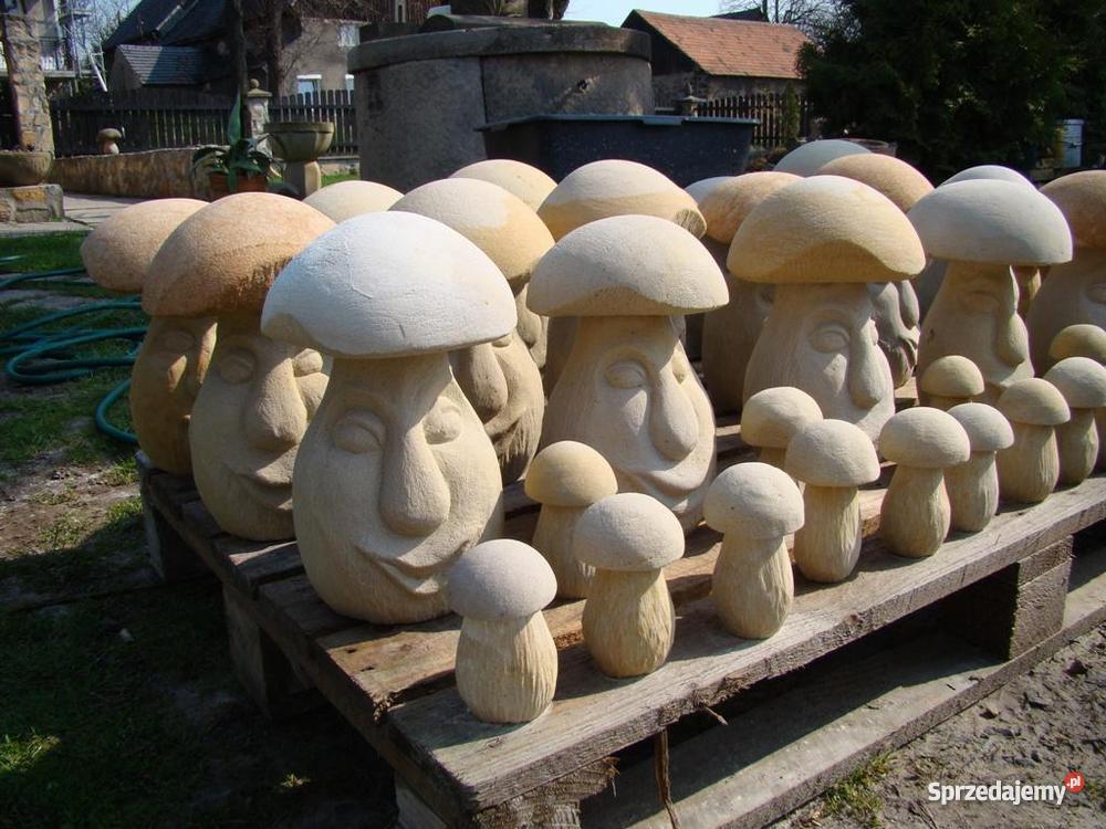 Śmieszny grzyb z piaskowca piaskowiec ogród Nowa Wieś Grodziska sprzedam