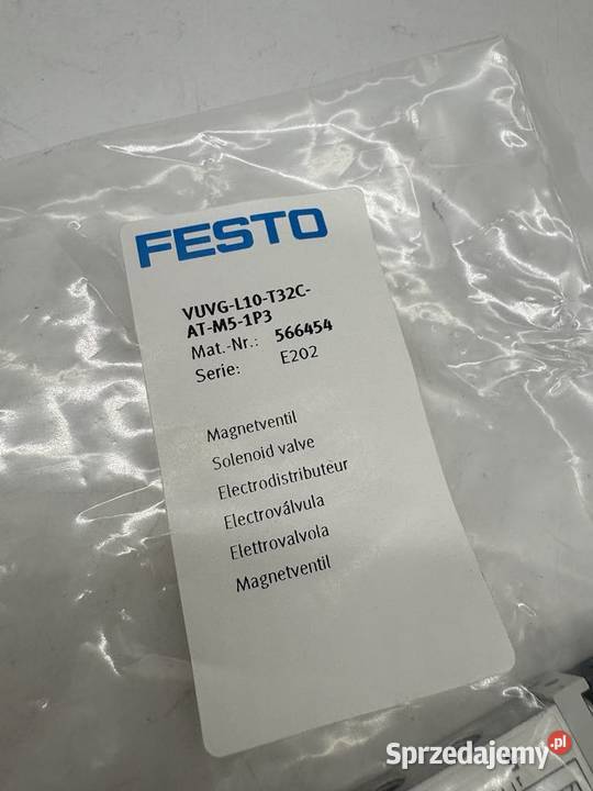 Festo VUVG L10 T32C AT M5 1P3 566454 Warszawa sprzedam