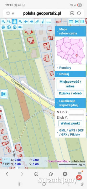 Sprzedam działkę Krzemiennej Sprzedaż