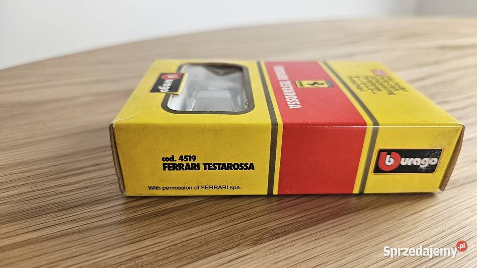 Oryginalny Nowy Brelok Ferrari Testarossa metal dolnośląskie Wrocław