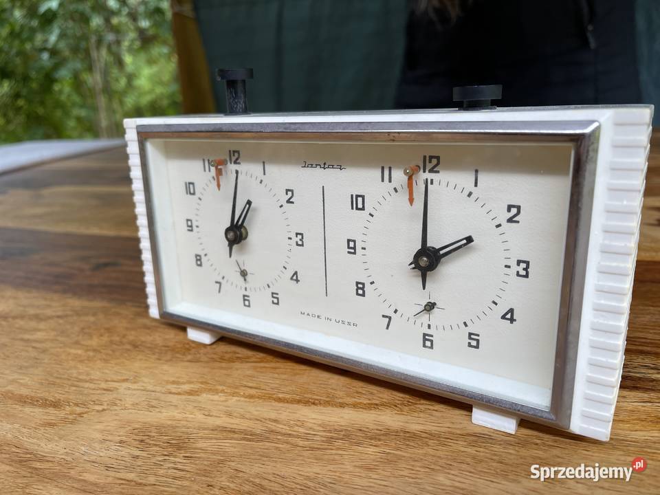 Zegar szachowy turniejowy Jantar ZSSR PRL lata