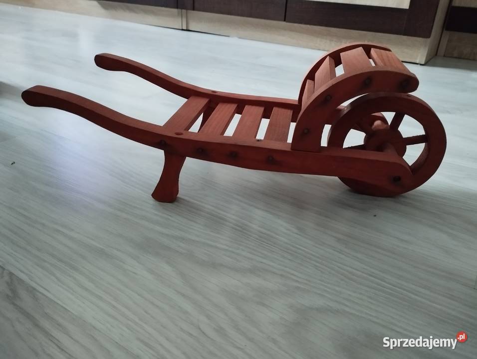 Kwietnik taczka drewniana Ostrowiec Świętokrzyski