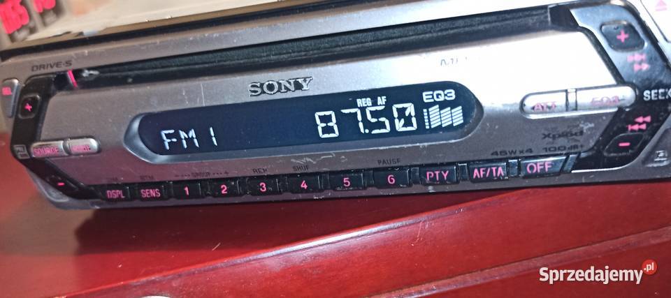 Radio sony CD MP3 sprawne