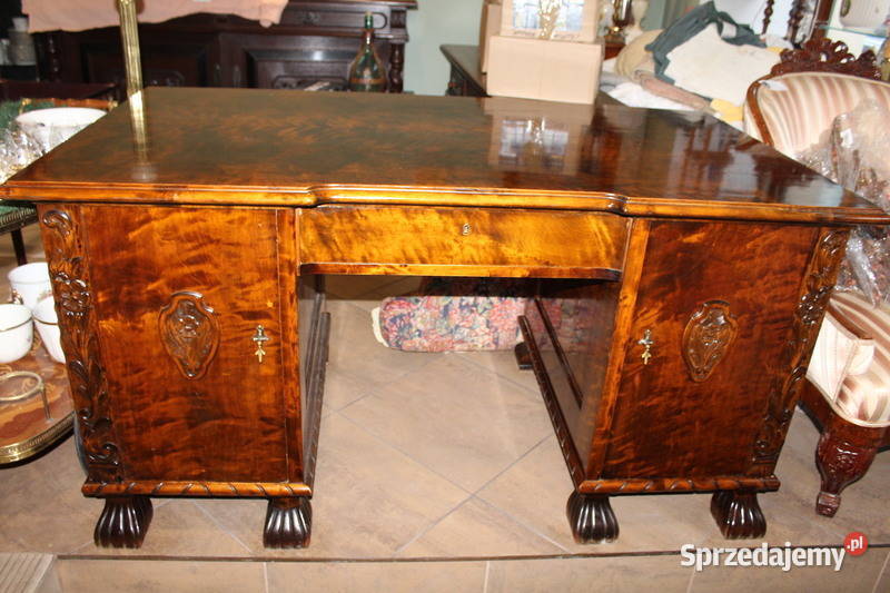 Biurko gabinetowe w stylu chippendale 18 FiaF sprzedam