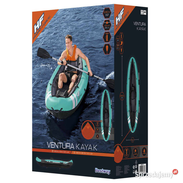Bestway Kajak HydroForce Ventura 280x86 WM92901 Warszawa