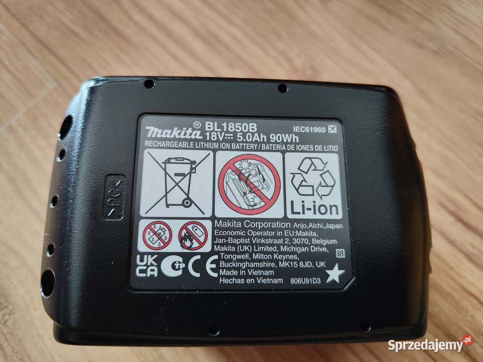 Bateria akumulator BL1850B Makita śląskie Katowice