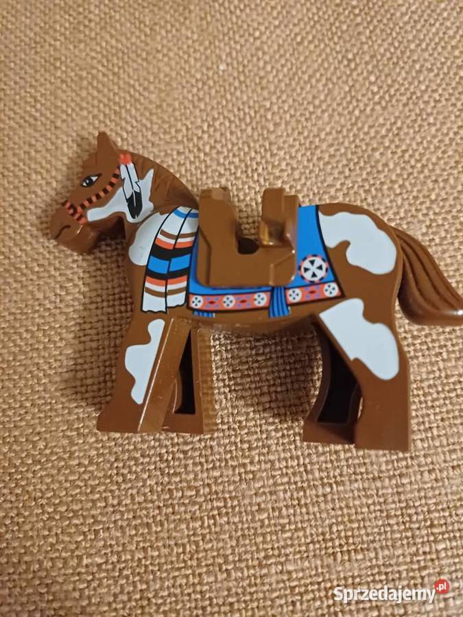Lego Indianski koń i elmstrojupióropusz piórka Gdynia