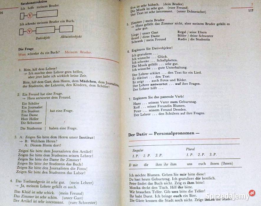 Deutsch Ein Lehrbuch fr Auslnder 1 A H Dieling Chełm sprzedam