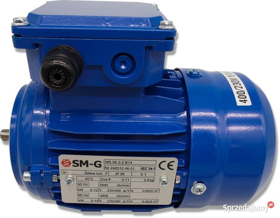 SILNIK ELEKTRYCZNY 012kW 230400V 2840Obr 3FAZOWY Solec Kujawski sprzedam