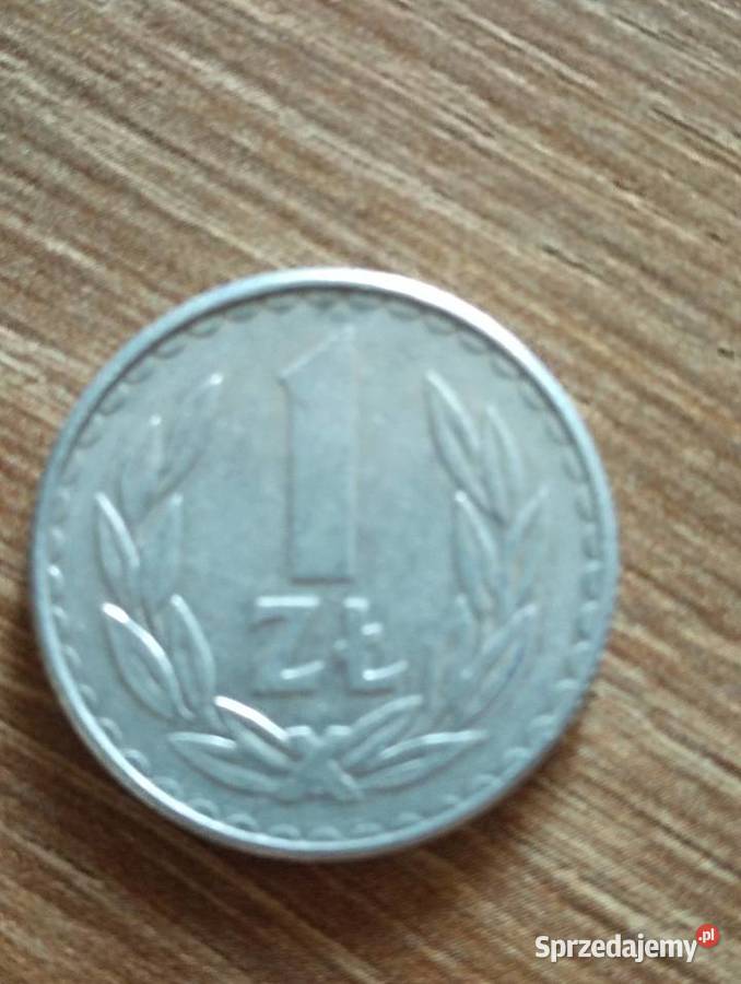 Sprzedam 1 zl 1987 r zamazana data nierowne Numizmatyka Chełm