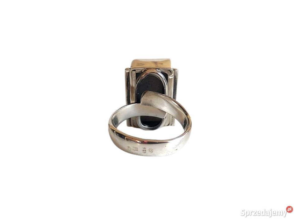 7578 Pierścionek z Kalcytem Kobaltowym Kędzierzyn-Koźle