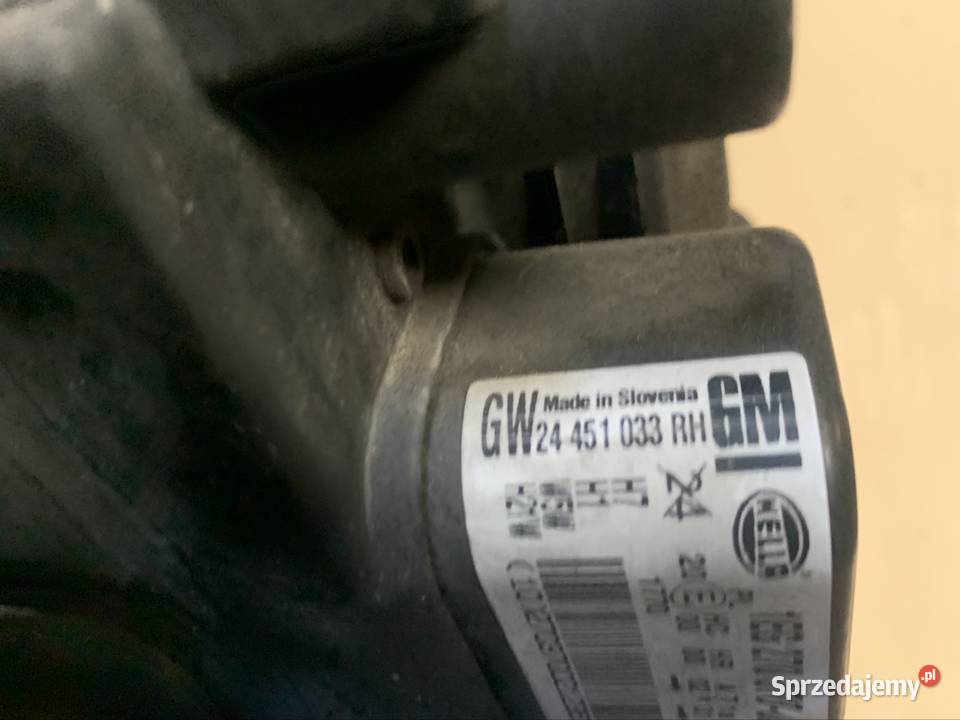 24451033 reflektor lampa przód prawa przednia