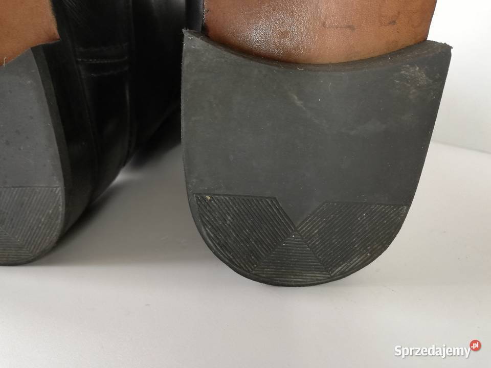 męskie oficerki na skórzanej podeszwie 44 stan Lublin sprzedam