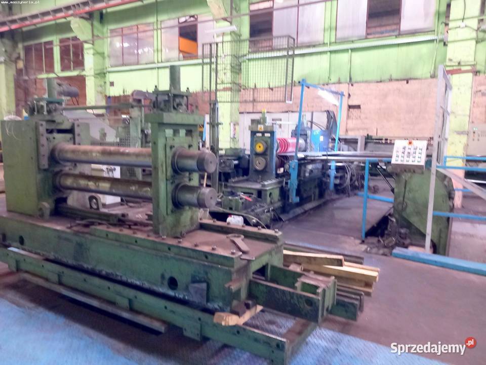 Linia do rozkroju wzdłużnego blachy CINCINNATI Produkcja Jelenia Góra sprzedam