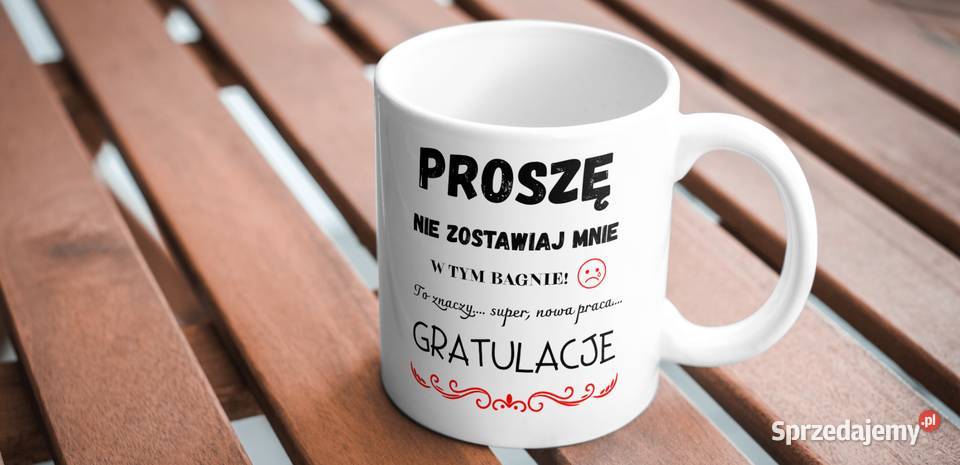 Kubek prezent kolegi koleżanki na pożegnanie z mazowieckie Warszawa