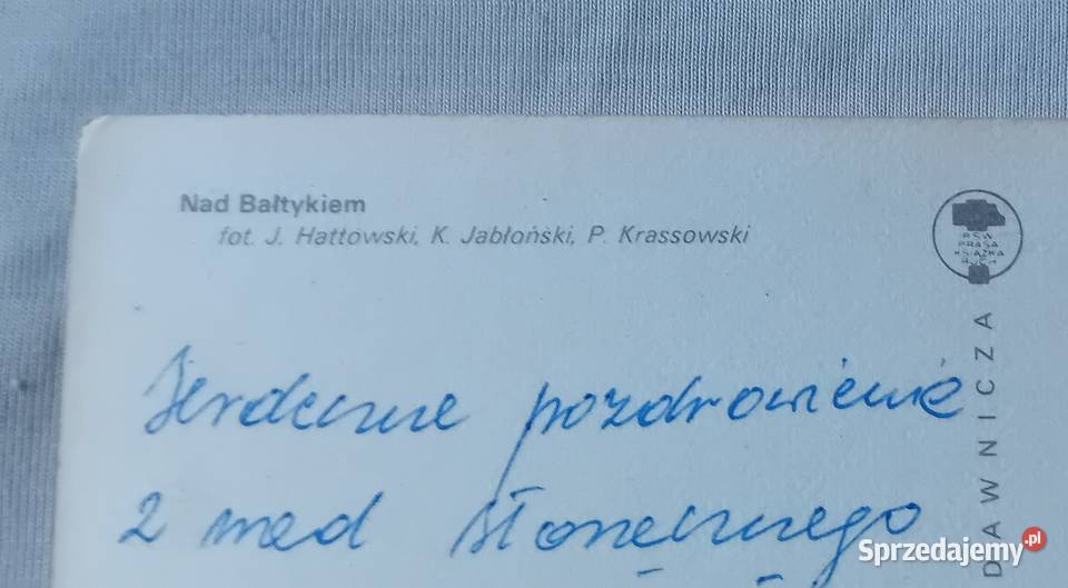 Pocztówka Bałtykiem KAW 1978 r Koźminek