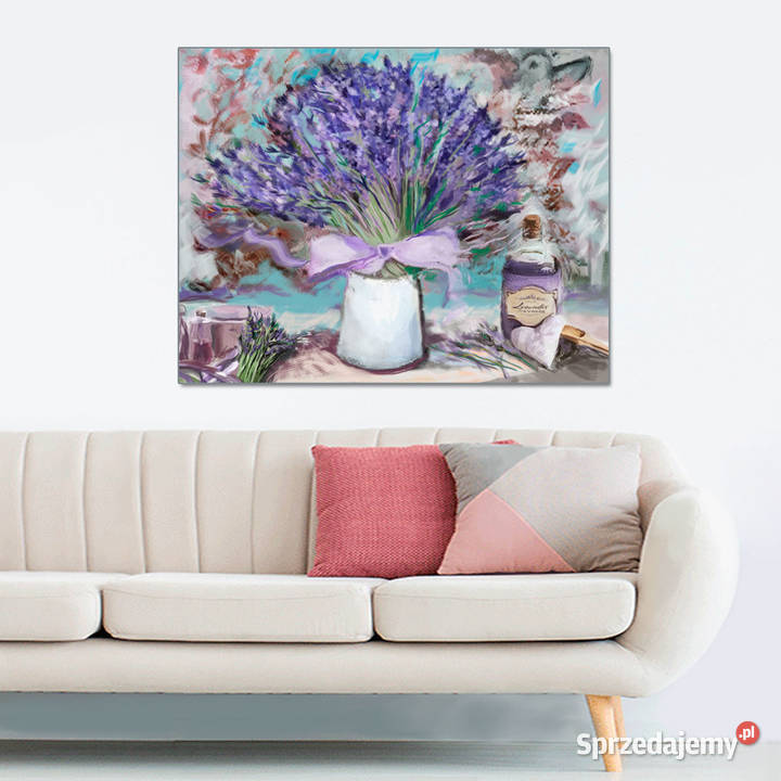 Obraz Lawenda Moneta 40x30 grafikiobrazy podlaskie Ignatki sprzedam