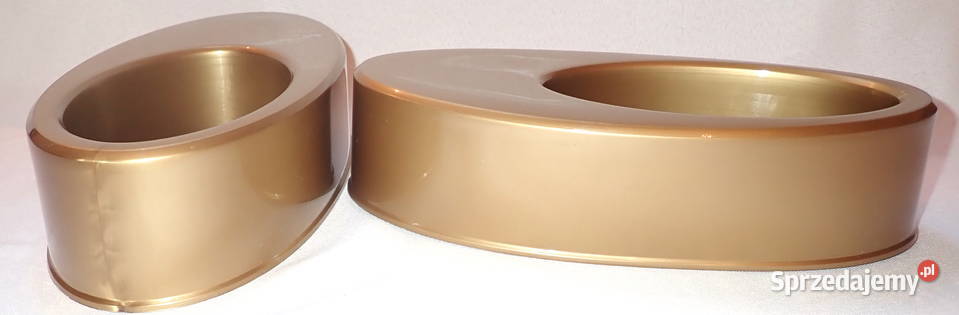 Miska złota Owal 34 na stroiki Złote miski Siewierz