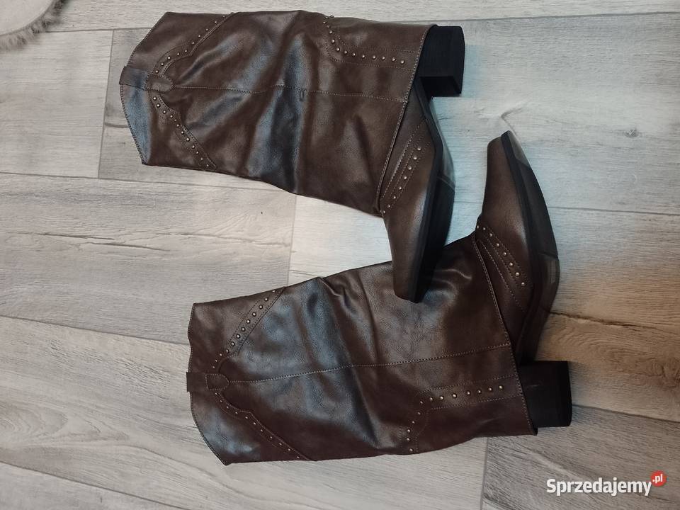 4142 Bogato zdobione Kozaki kowbojki wieczorowe Kraków