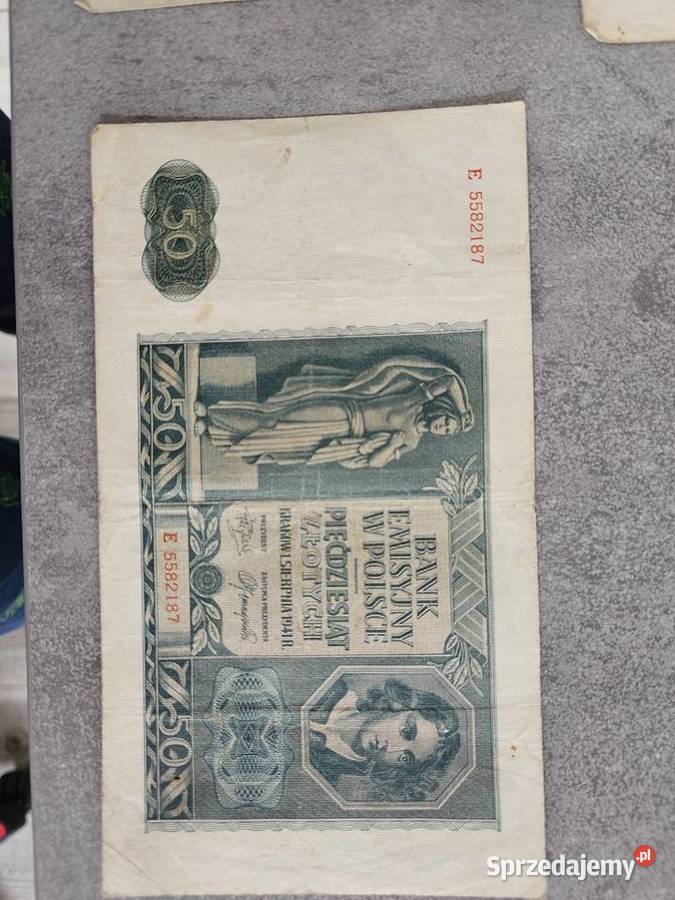 Banknot 50 1941 Generalna Gubernia zestaw 11 Rabka-Zdrój