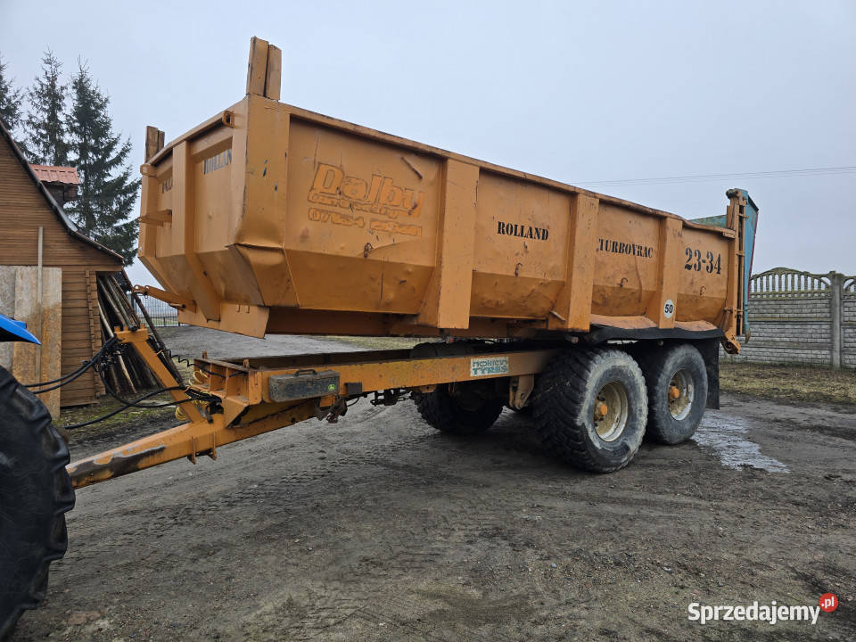 Przyczepa wywrotka ROLLAND TURBOVRAC 2334 Ciechanów sprzedam