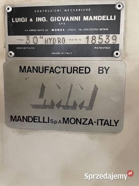 Krajarka gilotyna do papieru Kraków