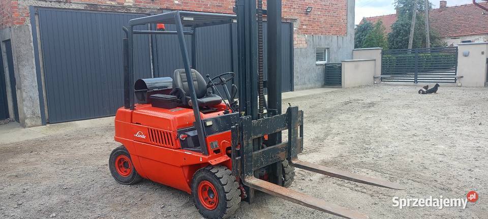 Wózek widłowy Linde h30 LPG duplex 37m Leszno sprzedam