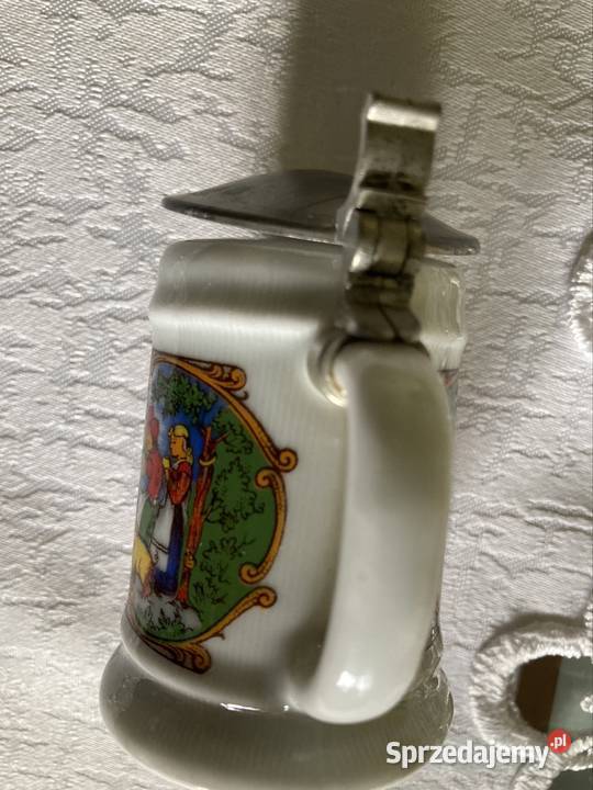 Dekoracyjny Kufel Mini Vintage Ceramiczny Czerwionka-Leszczyny