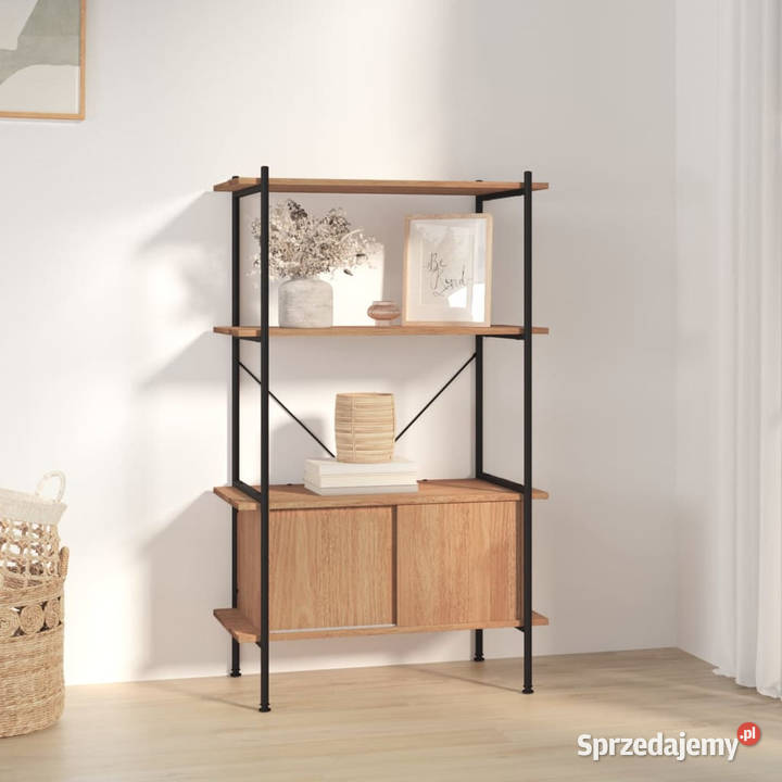 Regał z szafką 80x40x130 stal i materiał sprzedam